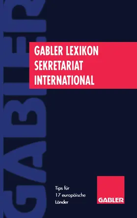 Zens |  Gabler Lexikon Sekretariat International | Buch |  Sack Fachmedien