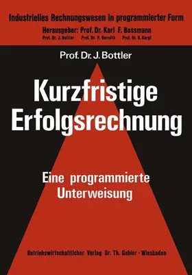 Bottler |  Kurzfristige Erfolgsrechnung | Buch |  Sack Fachmedien