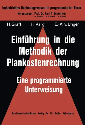 Graff |  Einführung in die Methodik der Plankostenrechnung | Buch |  Sack Fachmedien