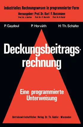 Gaydoul |  Deckungsbeitragsrechnung | Buch |  Sack Fachmedien