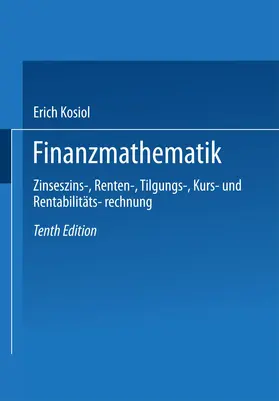 Finanzmathematik | Buch |  Sack Fachmedien