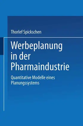 Spickschen |  Werbeplanung in der Pharmaindustrie | Buch |  Sack Fachmedien