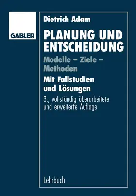 Adam |  Planung und Entscheidung | Buch |  Sack Fachmedien