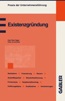 Gronemeier |  Existenzgründung | Buch |  Sack Fachmedien