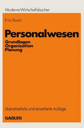 Bisani |  Personalwesen | Buch |  Sack Fachmedien