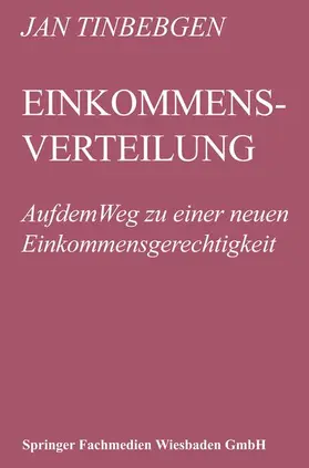 Tinbergen |  Einkommensverteilung | Buch |  Sack Fachmedien
