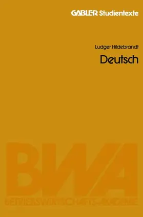 Hildebrandt |  Deutsch | Buch |  Sack Fachmedien