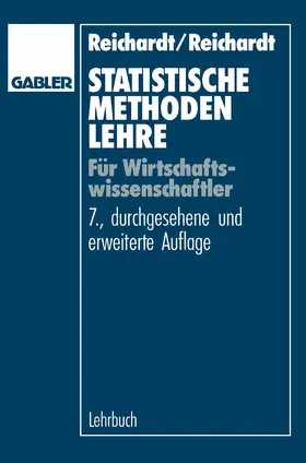 Reichardt |  Statistische Methodenlehre für Wirtschaftswissenschaftler | Buch |  Sack Fachmedien