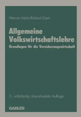 Mahr |  Allgemeine Volkswirtschaftslehre | Buch |  Sack Fachmedien