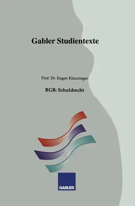 Klunzinger |  BGB: Grundlagen | Buch |  Sack Fachmedien