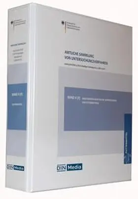 BVL |  Amtliche Sammlung von Untersuchungsverfahren nach § 64 LFGB, § 35 Vorläufiges Tabakgesetz, § 28b GenTG | Loseblattwerk |  Sack Fachmedien
