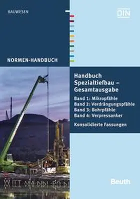 DIN e. V. |  Handbuch Spezialtiefbau: Gesamtausgabe - Buch mit E-Book | Buch |  Sack Fachmedien