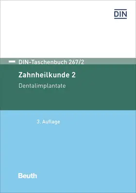 DIN e.V. |  Zahnheilkunde 2 | Buch |  Sack Fachmedien