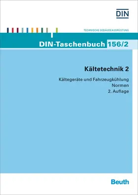 DIN e. V. |  Kältetechnik 2 | Buch |  Sack Fachmedien