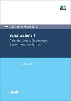 DIN e.V. |  Schallschutz 1 | Buch |  Sack Fachmedien