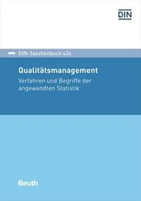 DIN e. V. |  DIN-Taschenbuch 426 Qualitätsmanagement - Buch mit E-Book | Buch |  Sack Fachmedien