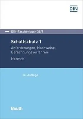 DIN e.V. |  Schallschutz 1 | Buch |  Sack Fachmedien