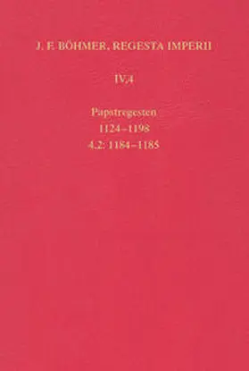  J.F. Böhmer, Regesta Imperii | Buch |  Sack Fachmedien