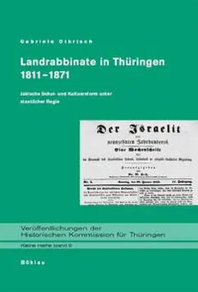 Olbrisch |  Landrabbinate in Thüringen 1811-1871 | Buch |  Sack Fachmedien