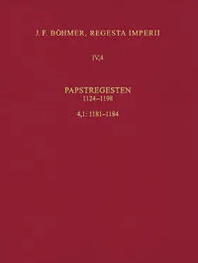  Regesta Imperii IV, 4, Lfg. 1: Lothar III. und Ältere Staufer | Buch |  Sack Fachmedien