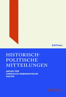 Küsters / Buchstab / Kleinmann |  Historisch-Politische Mitteilungen | Buch |  Sack Fachmedien