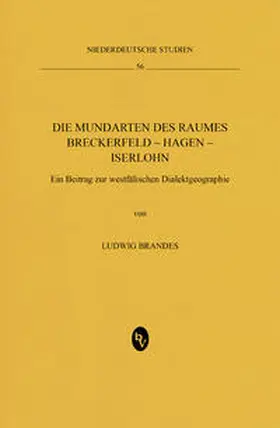 Brandes |  Die Mundarten des Raumes Breckerfeld – Hagen – Iserlohn | Buch |  Sack Fachmedien