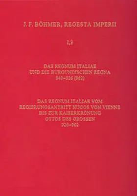  Regesta Imperii | Buch |  Sack Fachmedien