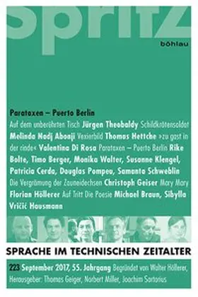 Geiger / Miller / Sartorius |  Parataxen - Puerto Berlin | Buch |  Sack Fachmedien