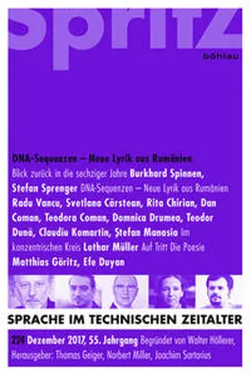 Geiger / Miller / Sartorius |  DNA-Sequenzen – Neue Lyrik aus Rumänien | Buch |  Sack Fachmedien