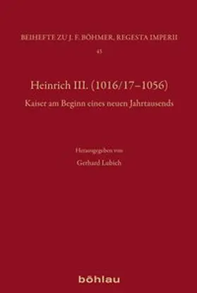 Lubich / Jäckel |  Heinrich III. | Buch |  Sack Fachmedien