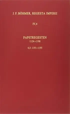  Papstregesten 1191-1195 | Buch |  Sack Fachmedien