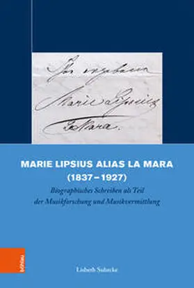 Suhrcke |  Marie Lipsius alias La Mara (1837-1927) | Buch |  Sack Fachmedien