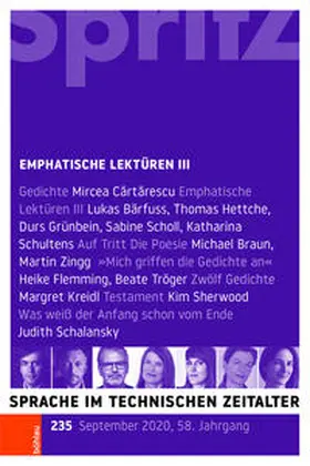 Emphatische Lektüren III | Buch |  Sack Fachmedien