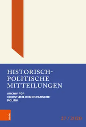 Borchard / Brechenmacher / Buchstab |  Historisch-Politische Mitteilungen | Buch |  Sack Fachmedien