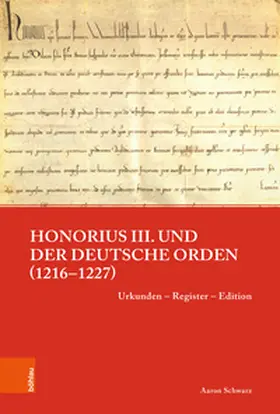 Schwarz |  Honorius III. und der Deutsche Orden (1216-1227) | Buch |  Sack Fachmedien