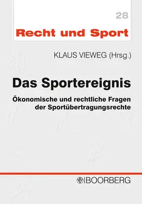 Vieweg |  Das Sportereignis | Buch |  Sack Fachmedien