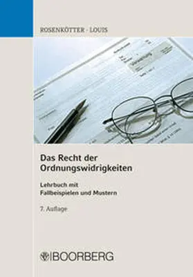 Rosenkötter / Louis |  Recht der Ordnungswidrigkeiten | Buch |  Sack Fachmedien