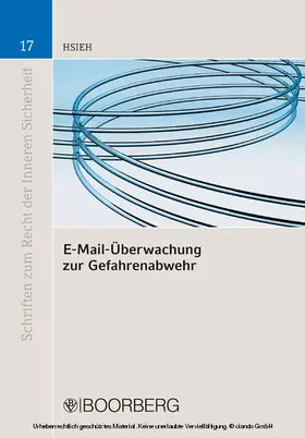Hsieh |  E-Mail-Überwachung zur Gefahrenabwehr | eBook | Sack Fachmedien