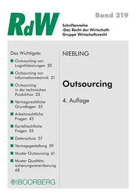 Niebling | Outsourcing | Buch | 978-3-415-05173-7 | sack.de