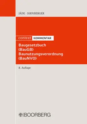 Jäde |  Baugesetzbuch Baunutzungsverordnung | Buch |  Sack Fachmedien