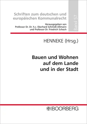 Henneke |  Bauen und Wohnen auf dem Lande und in der Stadt | Buch |  Sack Fachmedien