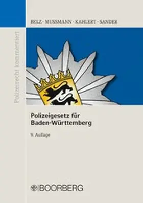 Belz / Mußmann / Kahlert |  Polizeigesetz  für Baden-Württemberg | eBook | Sack Fachmedien