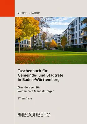 Zinell / Pauge |  Taschenbuch für Gemeinde- und Stadträte in Baden-Württemberg | Buch |  Sack Fachmedien