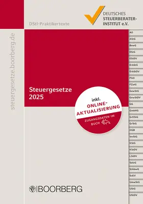 Steuergesetze 2025 | Buch | 978-3-415-07675-4 | sack.de