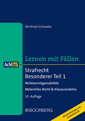 Schwabe |  Strafrecht Besonderer Teil 1 | Buch |  Sack Fachmedien