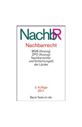  Nachbarrecht: NachbR | Buch |  Sack Fachmedien