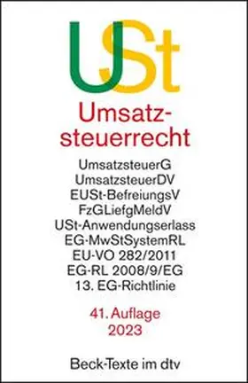 Umsatzsteuerrecht: USt | Buch | 978-3-423-53162-7 | www2.sack.de