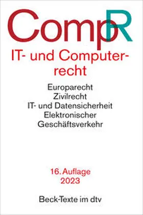  IT- und Computerrecht: CompR  | Buch |  Sack Fachmedien
