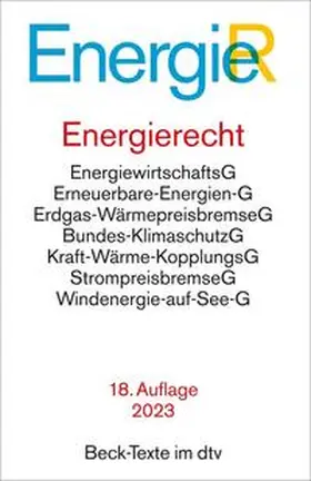 Energierecht: EnergieR | Buch | 978-3-423-53201-3 | www2.sack.de