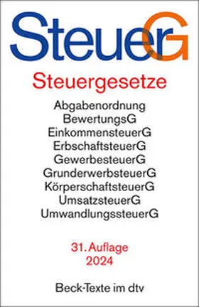 Steuergesetze: SteuerG | Buch | 978-3-423-53226-6 | www2.sack.de